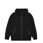 C.P. Company Diagonal Raised Fleece Goggle Zipped Hoodie Black Hoodies 16CMSS082A-005086W 999 | Overkill