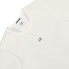 C.P. Company 70/2 Mercerized Jersey Logo T-Shirt Gauze White T-Shirts Close-up | Overkill