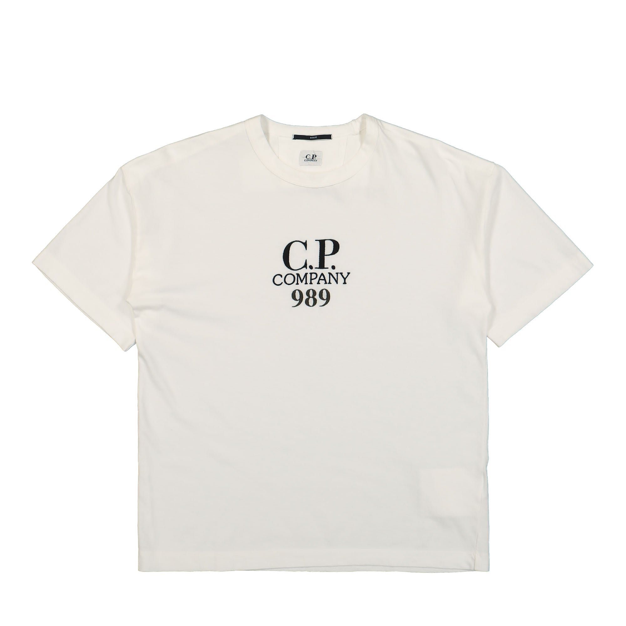 C.P. Company 20/1 Jersey Boxy Logo T-Shirt Gauze White T-Shirts 16CMTS231A-005697G 103 | Overkill