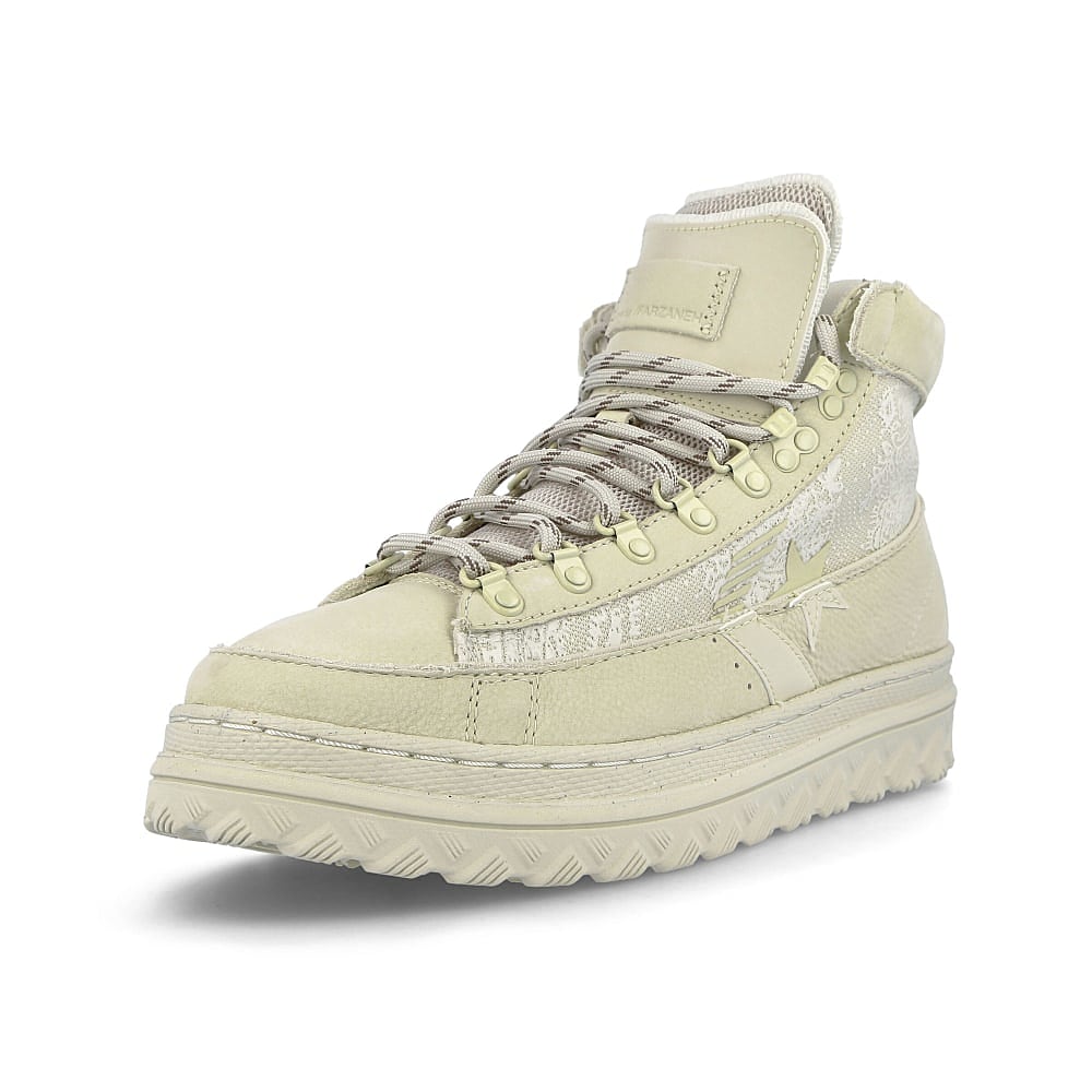 Converse paria /FARZANEH x Converse Pro Leather X2 Mid Icicle Green-Green Haze-Silver Green Sneakers  Close Up | Overkill