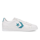 Converse pro leather ox White / Harbor Teal / White   Material | Overkill