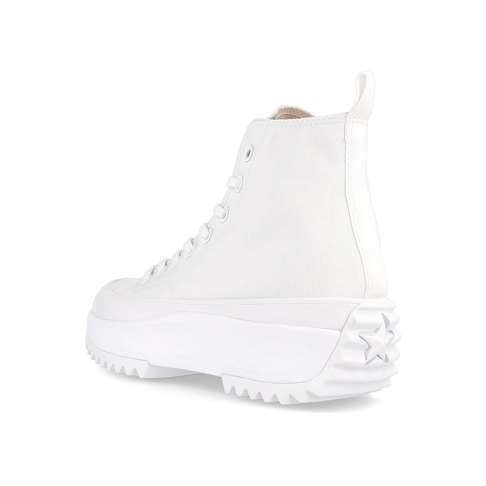 Converse run star hike hi White / White / White  Close-up | Overkill
