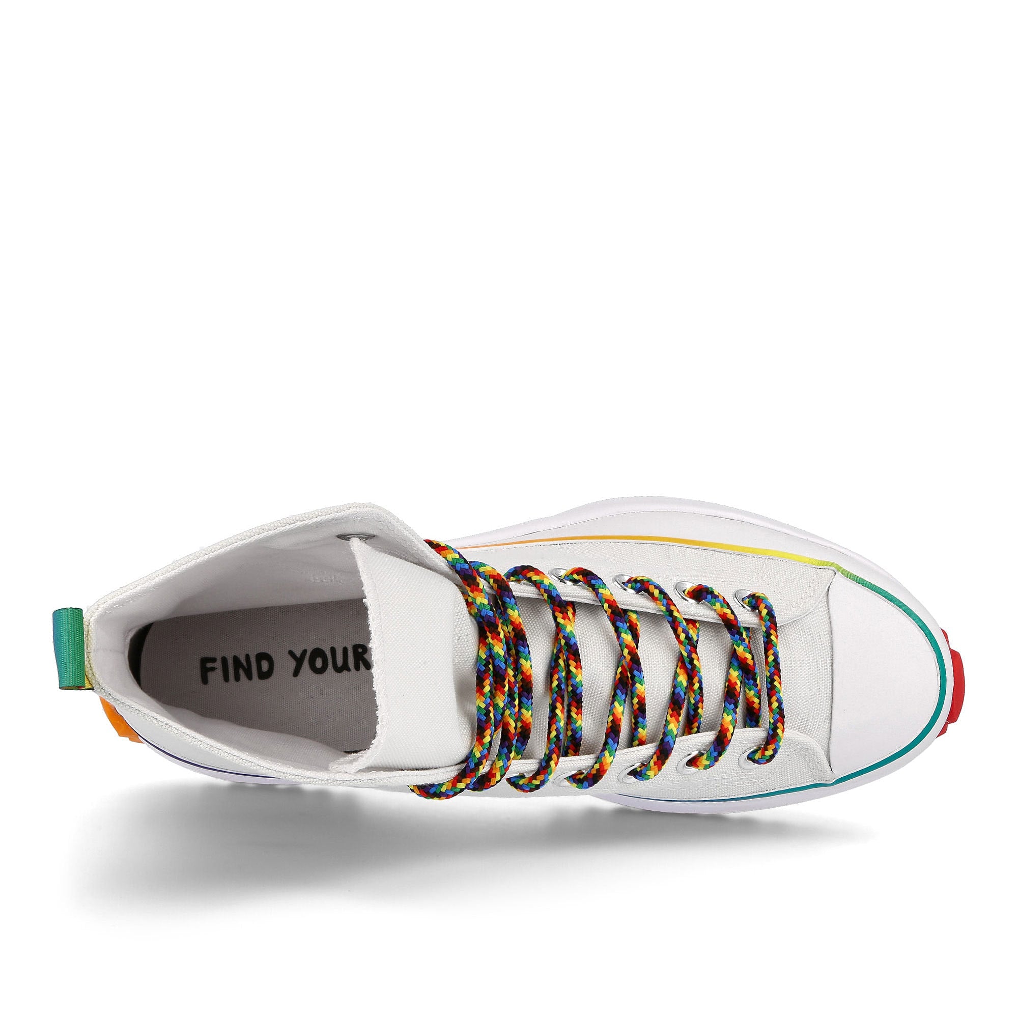 Converse run star hike hi pride White / Multi / White  Detail view 2 | Overkill