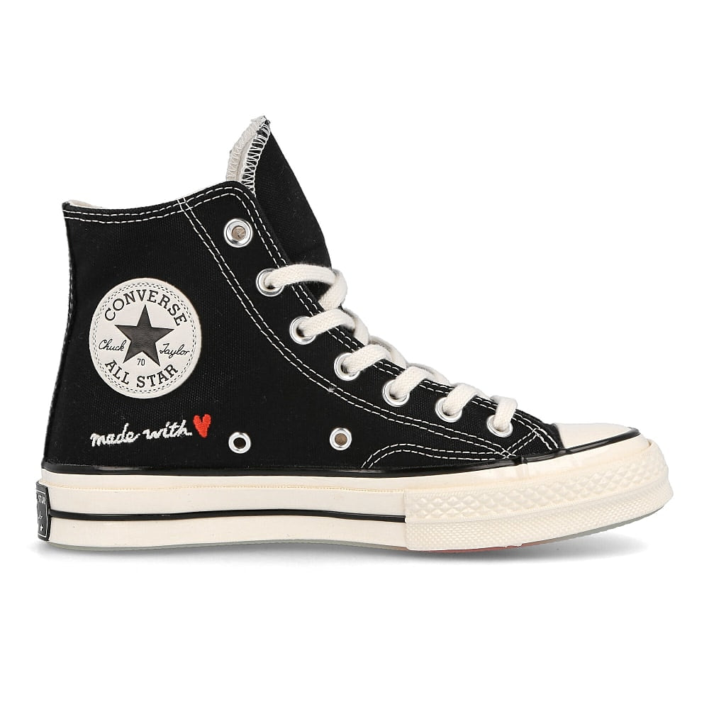 Converse chuck 70 hi valentine's day Black-Egret-Black Sneakers  Silhouette | Overkill