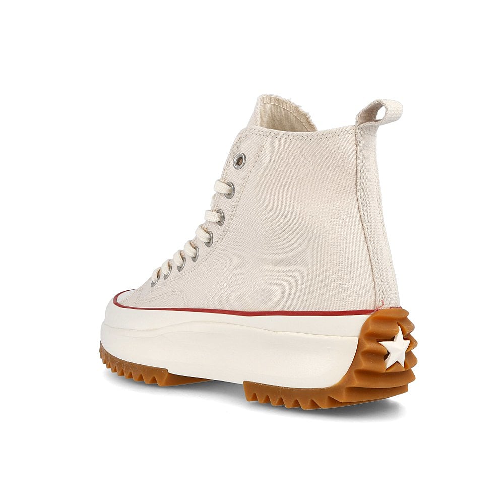 Converse run star hike hi Parchment-Egret-Gum Honey Sneakers  Material | Overkill