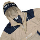Columbia Challenger Windbreaker Ancient Fossil / Collegiate Navy Windbreaker Close-up | Overkill