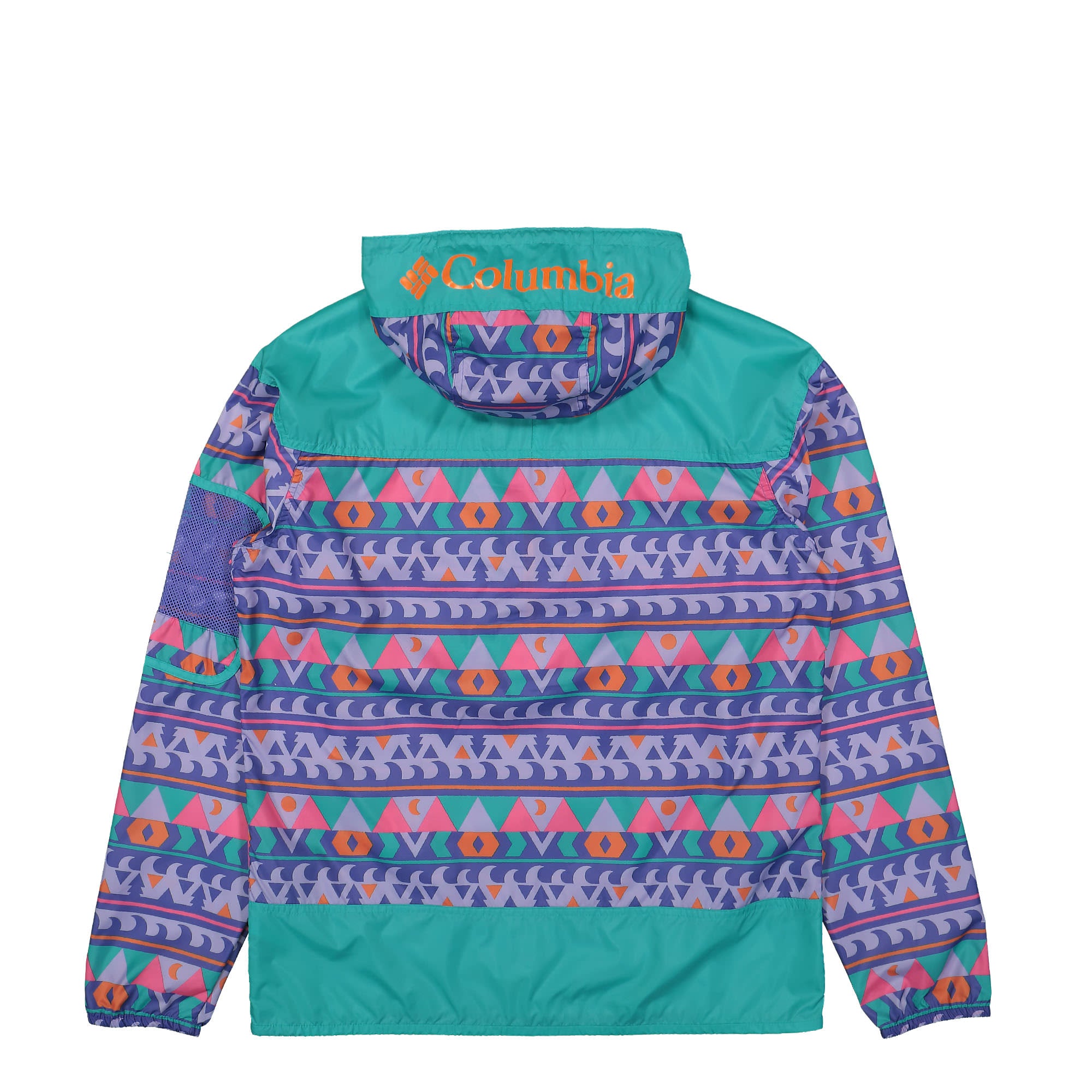 Columbia Challenger Windbreaker Purple Lotus Camp Blanket / Aqua Windbreaker Material | Overkill