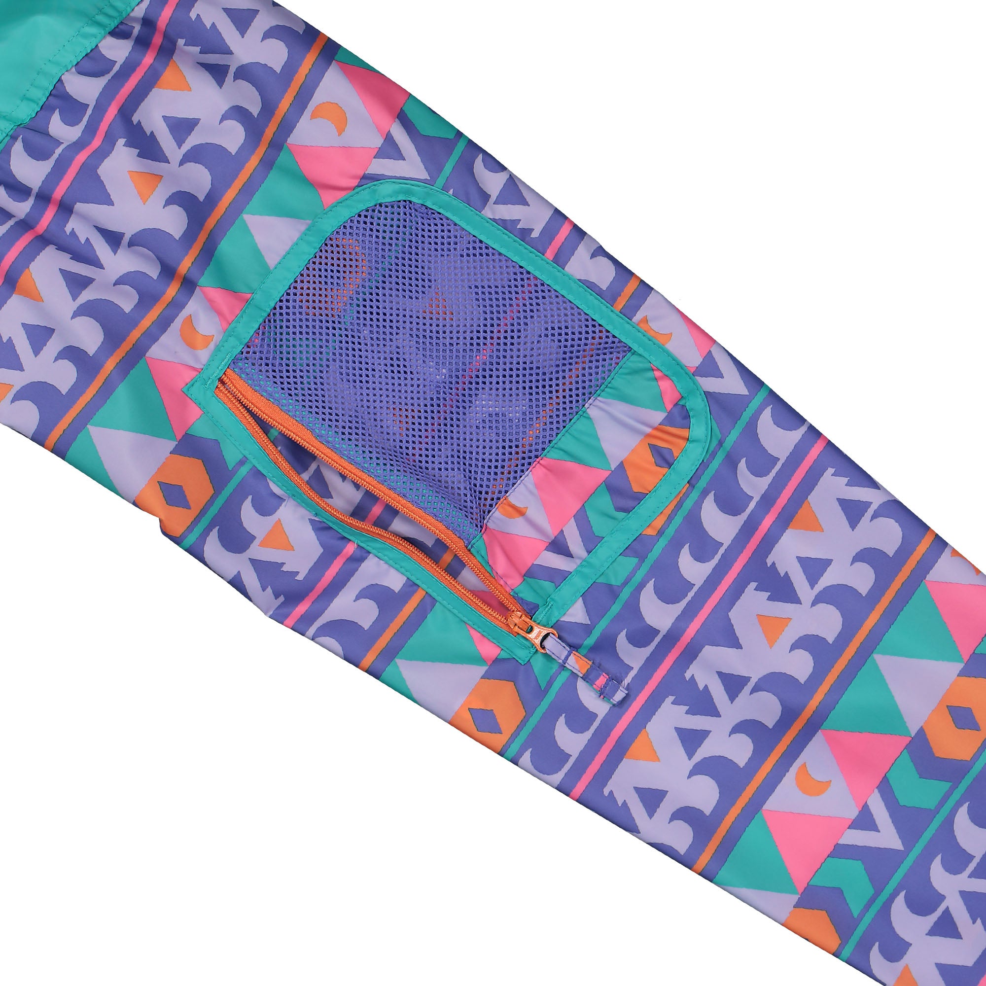 Columbia Challenger Windbreaker Purple Lotus Camp Blanket / Aqua Windbreaker Detail view 2 | Overkill