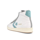 Converse pro leather hi White-Soft Aloe-Ash Stone Sneakers  Material | Overkill