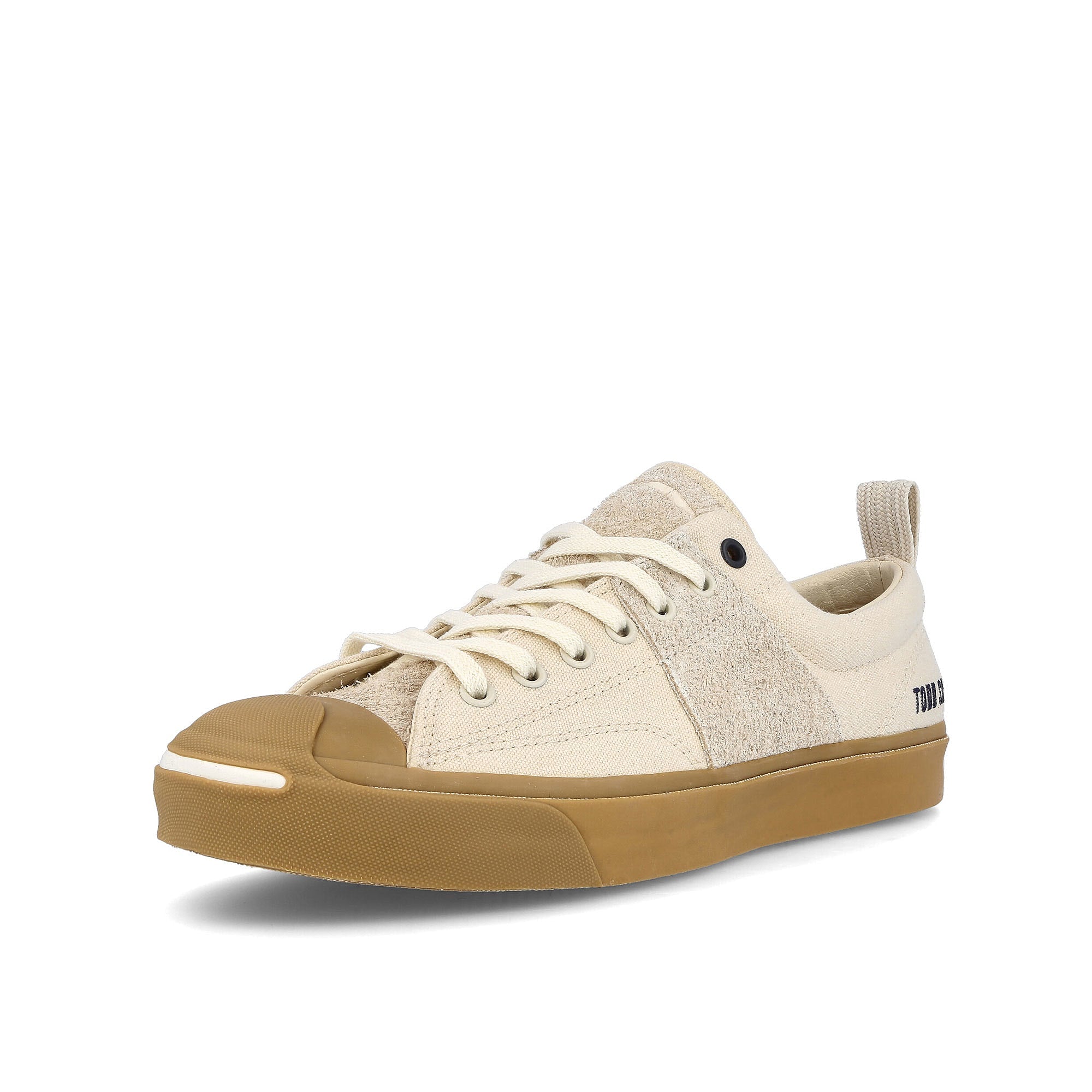 Converse Todd Snyder x Converse Jack Purcell OX Egret / Egret / Gum  Detailfoto | Overkill