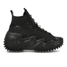 Converse run star motion hi Black-Black-Black Sneakers  Silhouette | Overkill