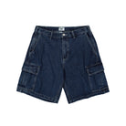 Obey Bigwig Baggy Denim Cargo Short Stone Wash Indigo Shorts 172100085-STN | Overkill