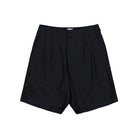 Obey Foster Pleated Linen Short Black Shorts 172100104-BLK | Overkill
