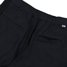 Obey Foster Pleated Linen Short Black Shorts 172100104-BLK Detail View 2 | Overkill
