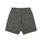 Obey BigWig Baggy Denim Short Black Olive Wrinkle Wash Shorts 172100109-BOW Close-up | Overkill
