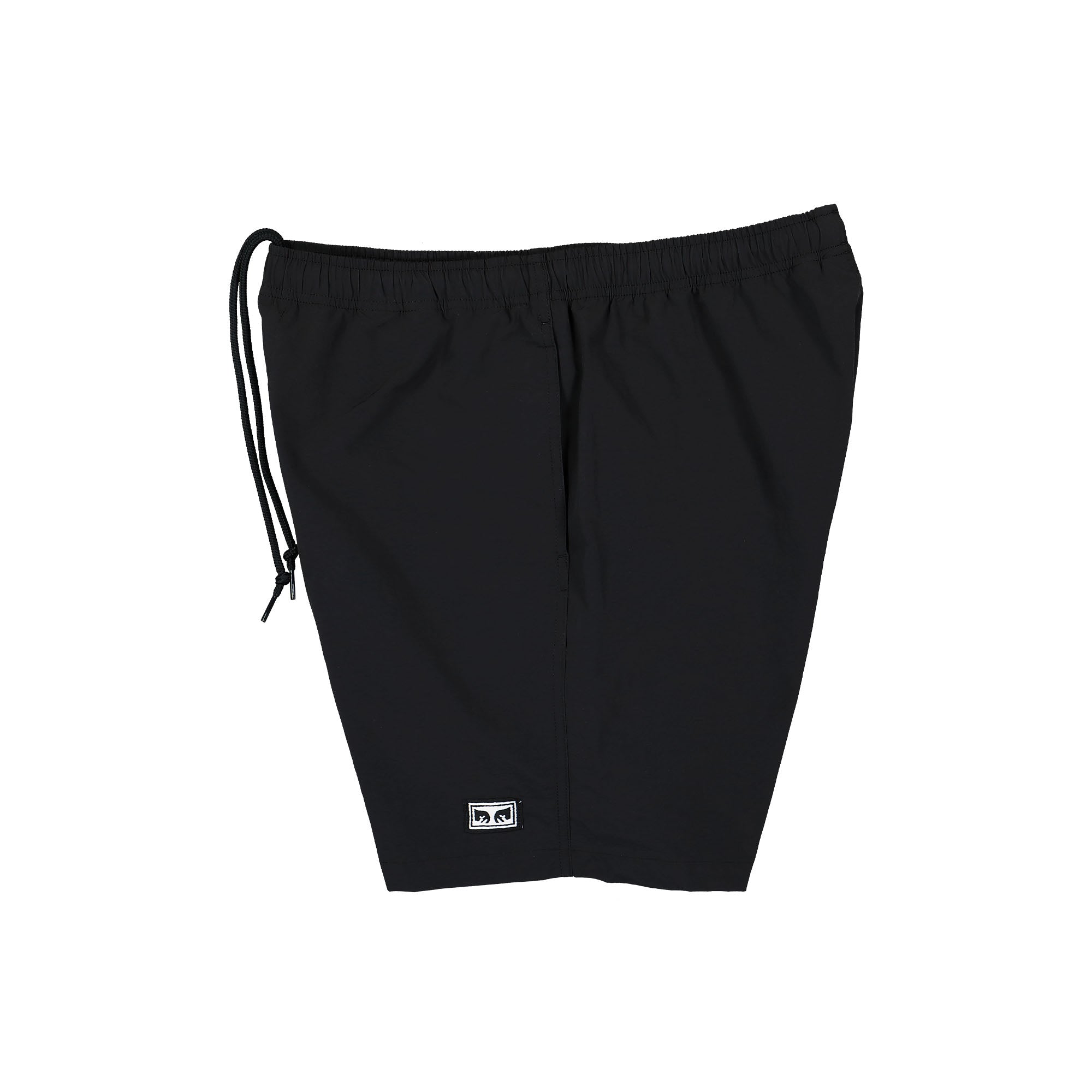 Obey Easy Eyes Nylon Short Black Shorts Close-up | Overkill