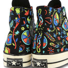 Converse chuck 70 hi Black-Poppy Glow-Lime Twist Sneakers  Detailfoto | Overkill
