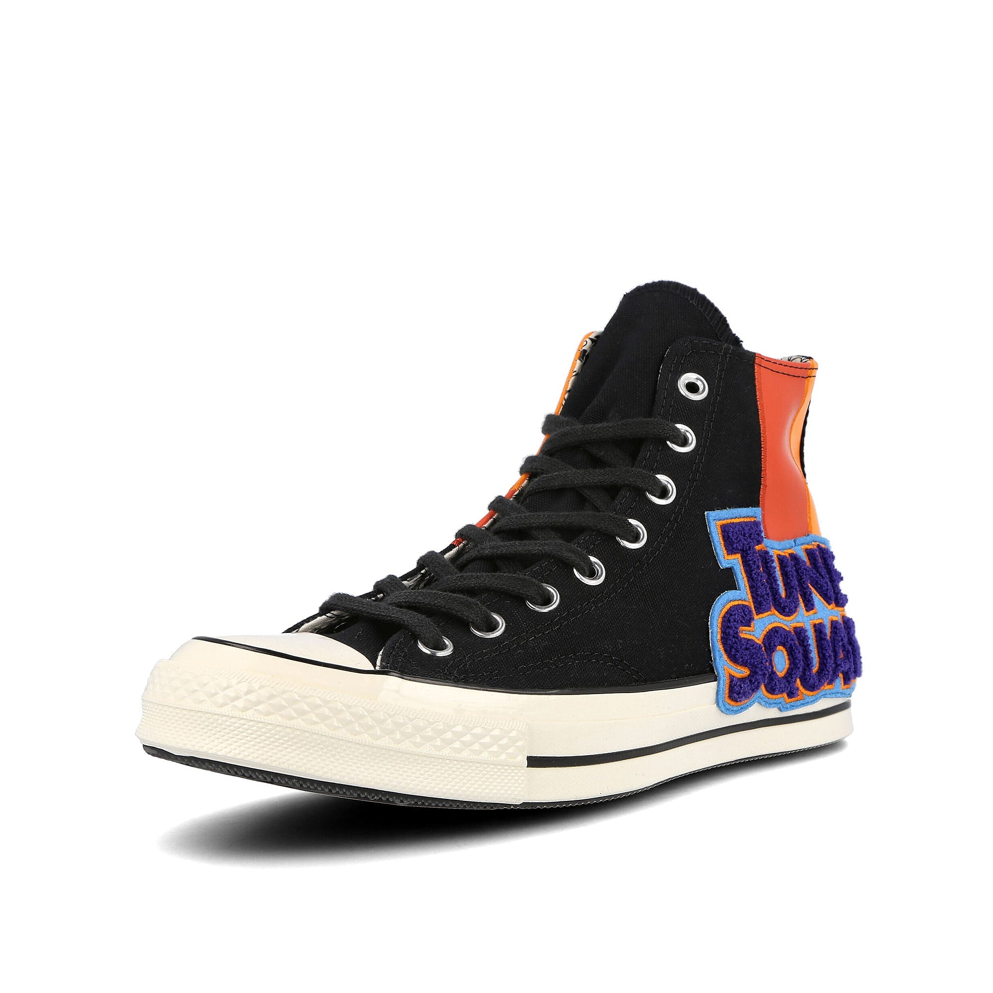 Converse Space Jam x Converse Chuck 70 Hi Black / Mantra Orange / Multi  Detailfoto | Overkill