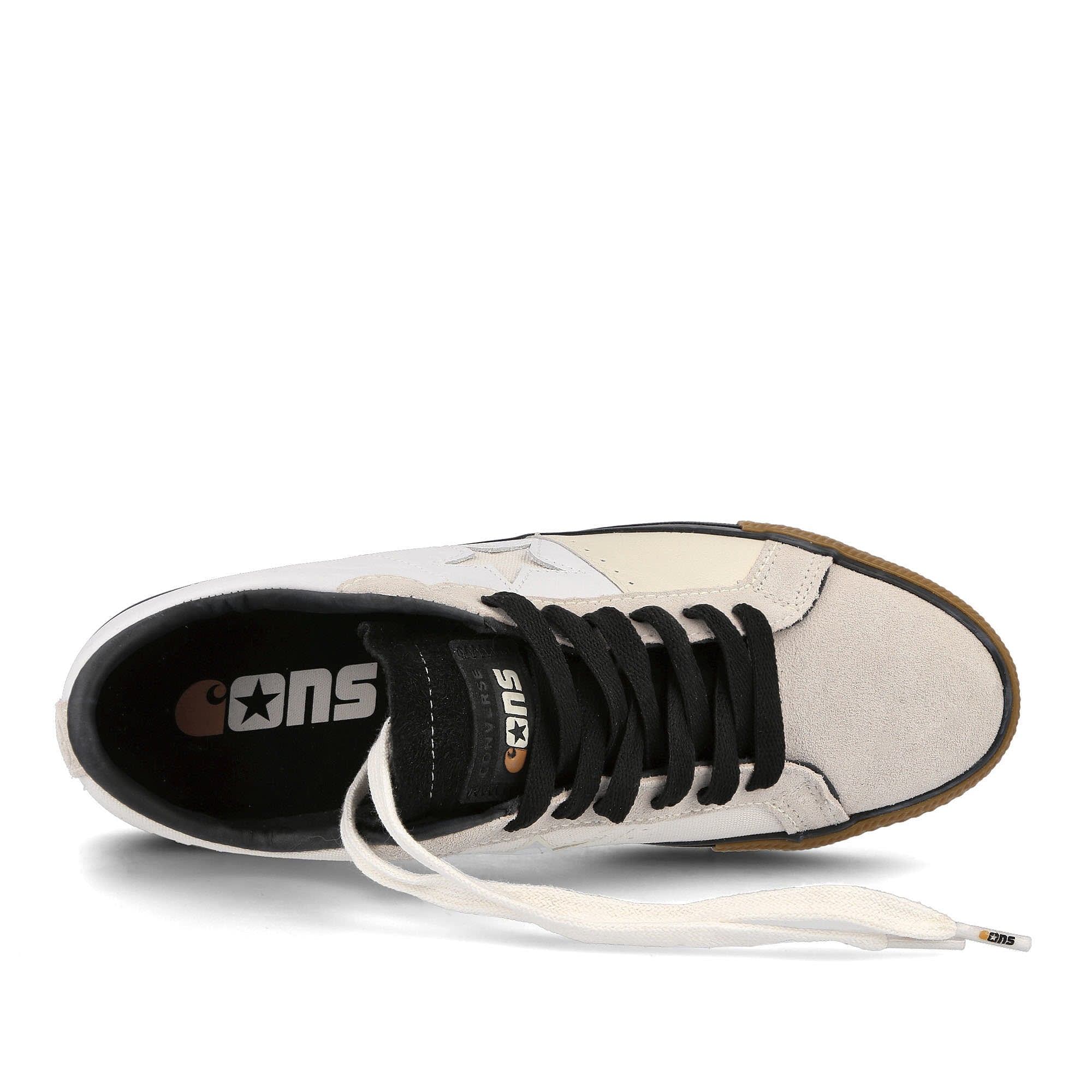 Converse Carhartt WIP x Converse One Star Pro Ox White / Black / Gum Honey  Detail view 1 | Overkill