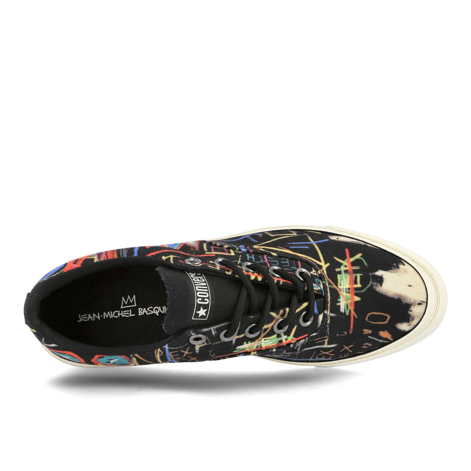 Converse Basquiat x Converse Skid Grip OX Black / Multi / Egret  Detail view 1 | Overkill