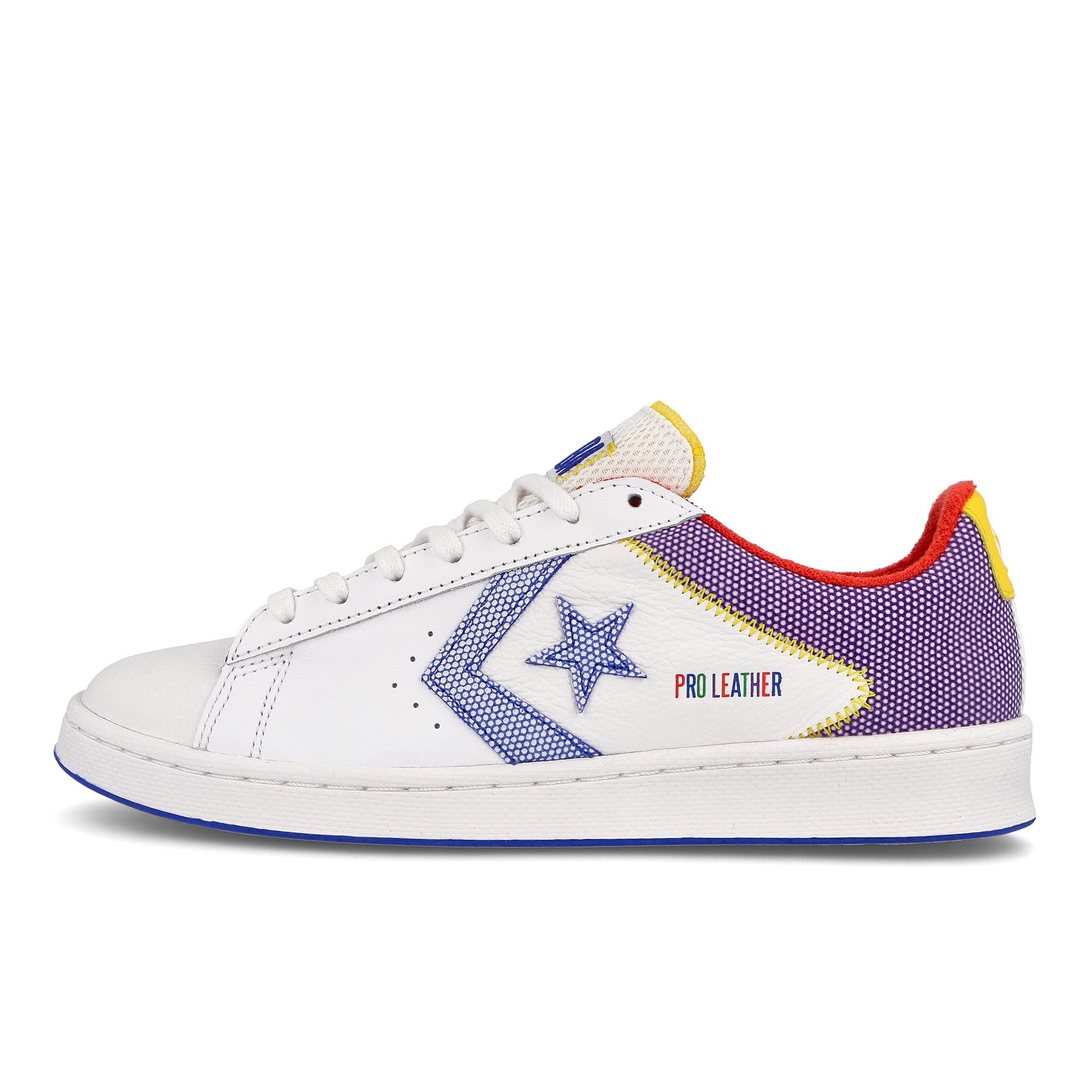 Converse NBA x Converse Pro Leather OX White-Game Royal-Court Purple Sneakers  Silhouette | Overkill