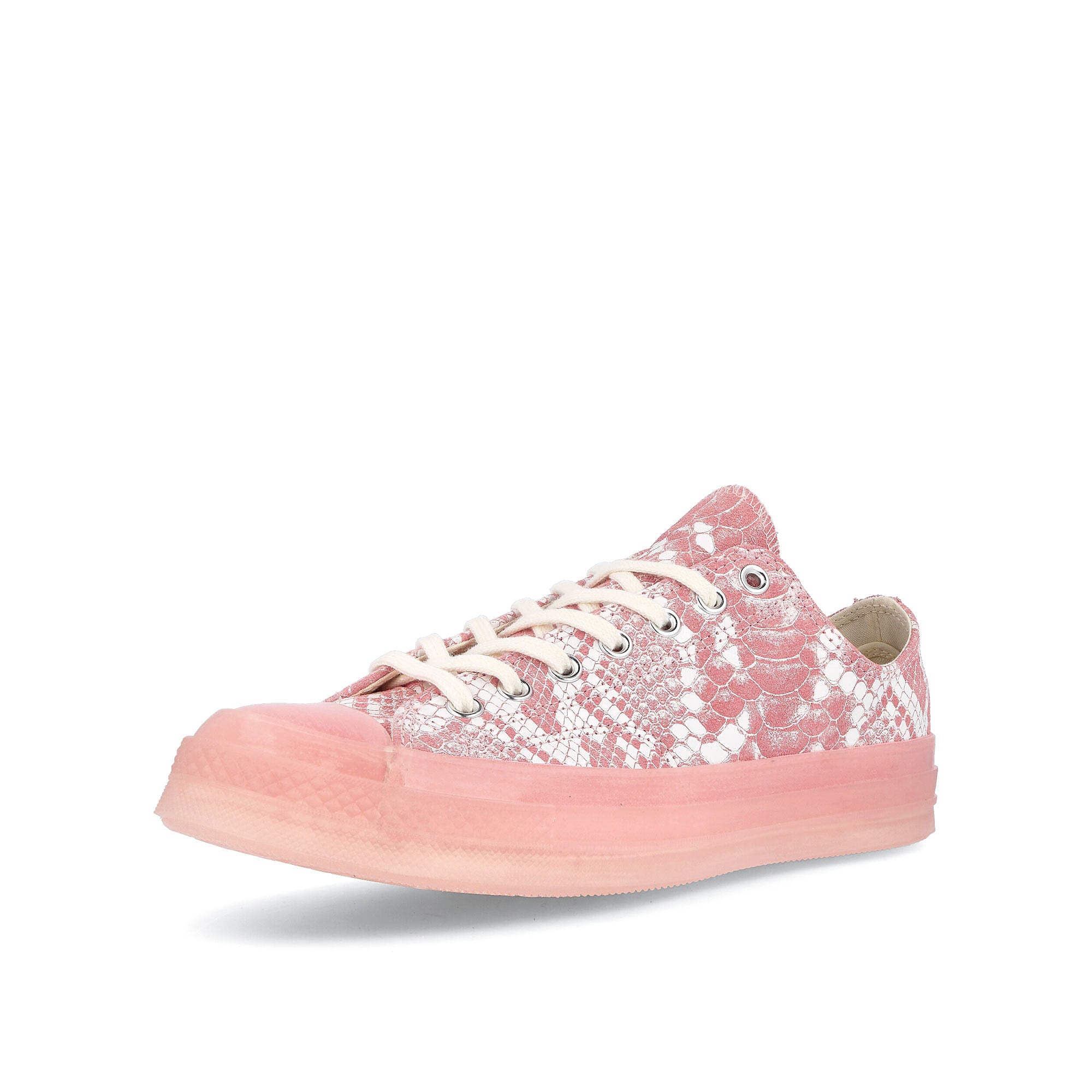 Converse Golf Le Fleur x Converse Chuck 70 OX Pink Dogwood-Vintage White Sneakers  Close Up | Overkill