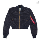 Alpha Industries wmns ma-1 pm cropped Rep Blue / Gold Jackets 176006 375 | Overkill