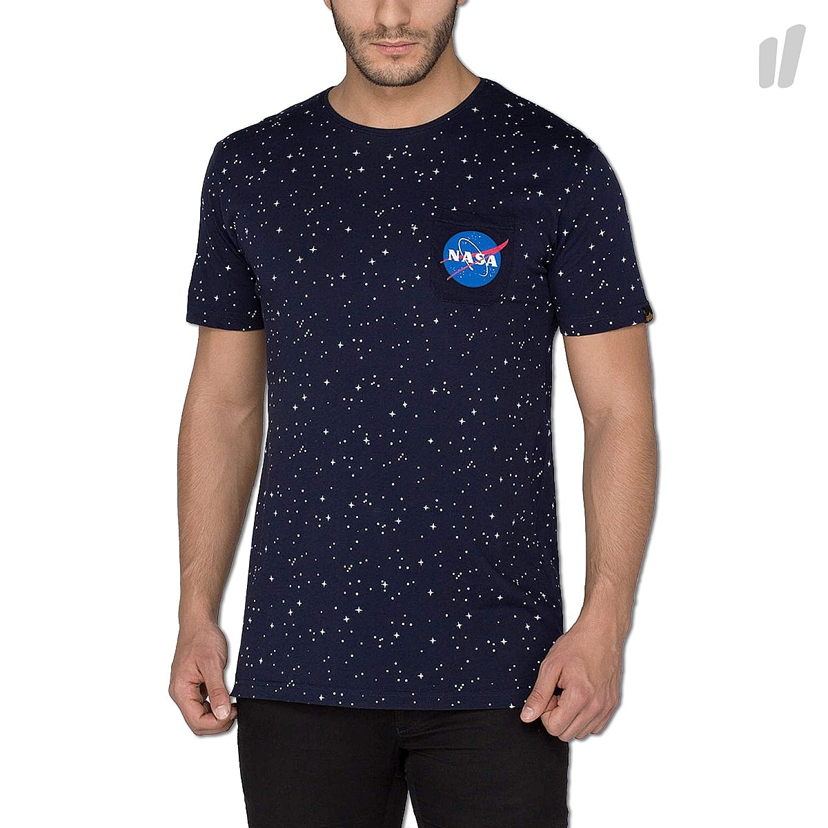 Alpha Industries Starry Tee Rep. Blue T-Shirts 176509 07 | Overkill