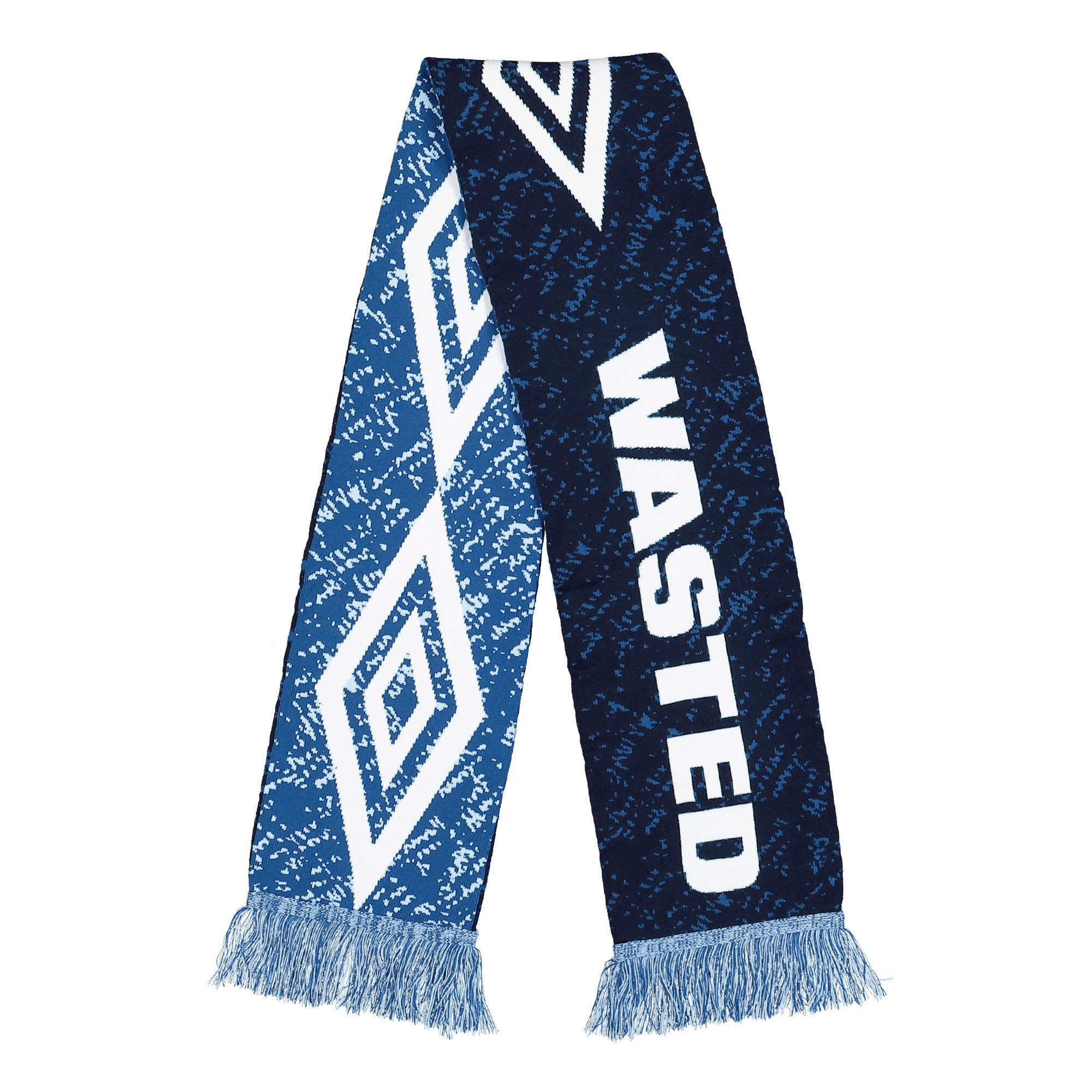 Umbro x Wasted Paris Trompe L'oeil Scarf Blue / White Scarf 177058 | Overkill
