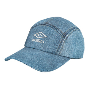 Umbro x Wasted Paris Trompe L'oeil Track Cap Washed Blue Basecap 177059 | Overkill
