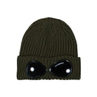 C.P. Company Extra Fine Merino Wool Goggle Beanie Ivy Green Beanies 17CMAC122A-005509A 683 | Overkill