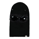 C.P. Company Extra Fine Merino Wool Goggle Balaclava Black Balaclavas 17CMAC301A-005509A 999 | Overkill