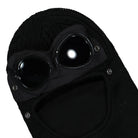 C.P. Company Extra Fine Merino Wool Goggle Balaclava Black Balaclavas Detailfoto | Overkill