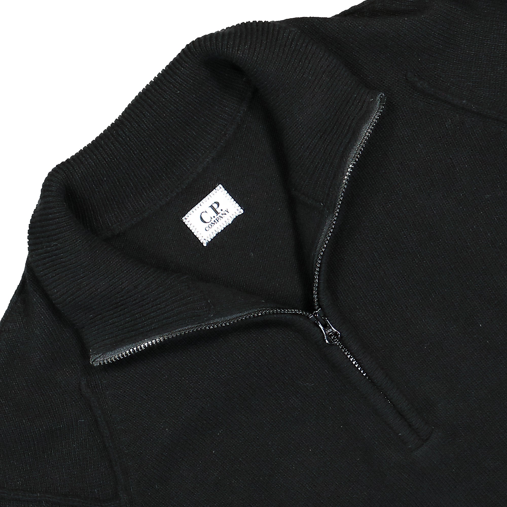 C.P. Company Lambswool GRS Half Zipped Knit Sweater 17CMKN144A