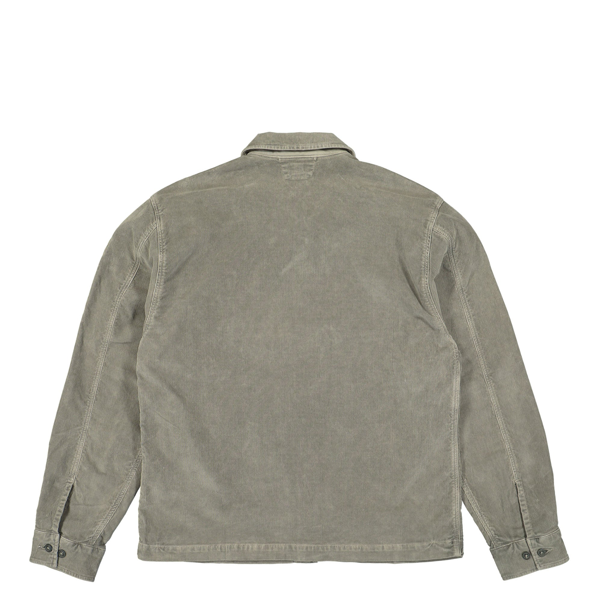 C.P. Company Corduroy Buttoned Utility Overshirt Walnut Shirts Material | Overkill