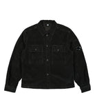 C.P. Company Corduroy Buttoned Utility Overshirt Black Shirts 17CMOS133A-006410O 999 | Overkill