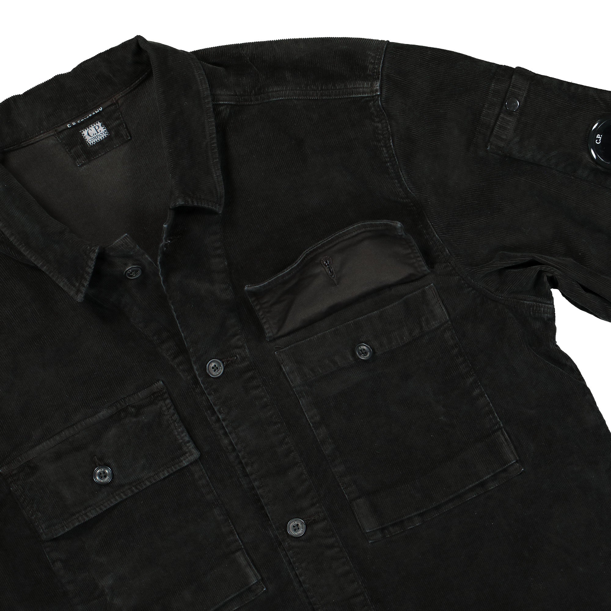 C.P. Company Corduroy Buttoned Utility Overshirt 17CMOS133A