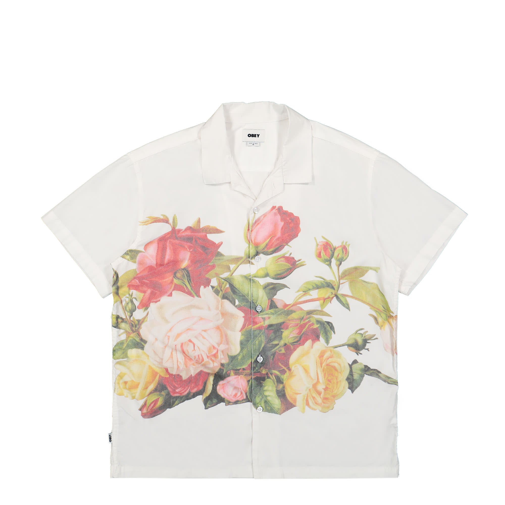 Obey Disorder Woven Shirt 181210367 / White Multi | OVERKILL