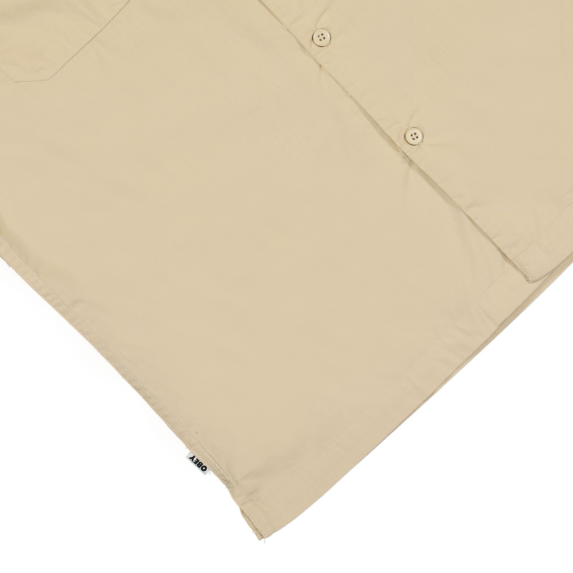 Obey Clock in Woven Shirt Clay Shirts Detail view 1 | Overkill