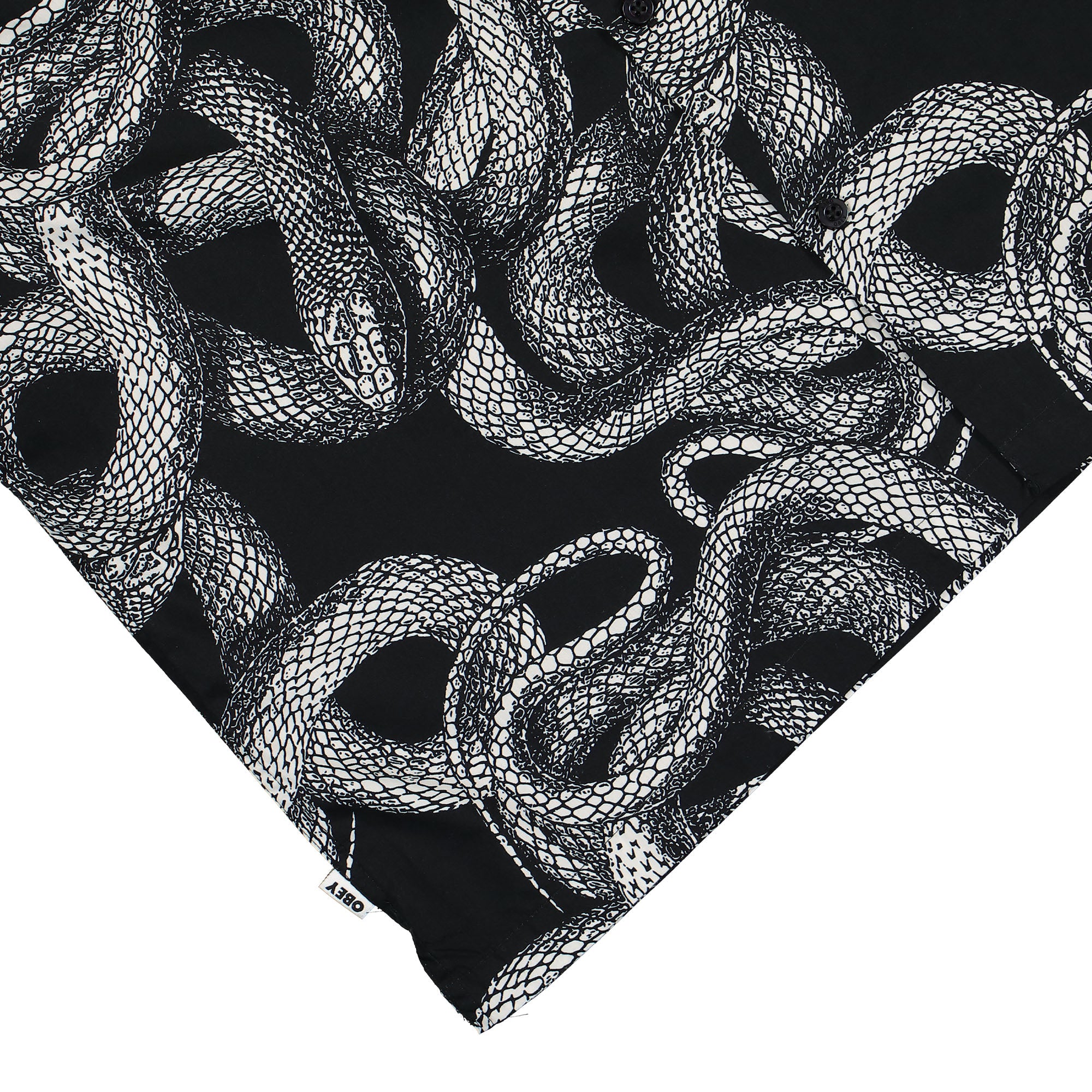 Obey Slither Woven Shirt Black Multi Shirts Detail view 1 | Overkill