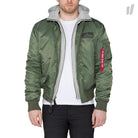Alpha Industries MA-1 D-Tec Jacket Sage Green Bomber & Varsity Jackets 183110 / 01 | Overkill