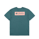 Columbia North Cascades Short Sleeve Tee Cloudburst T-Shirts Close-up | Overkill