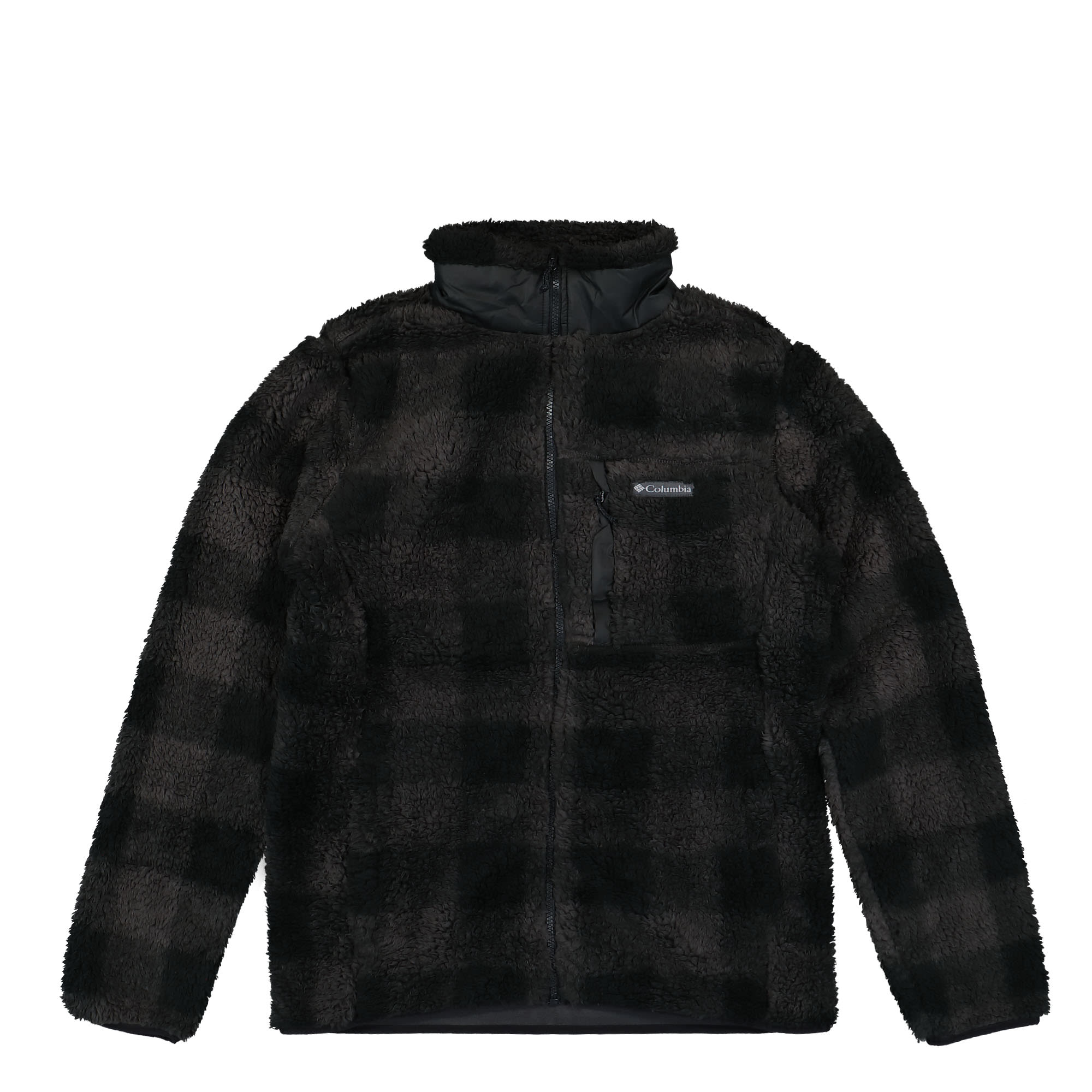 Columbia Winter Pass Print Fleece Full Zip Black Check Jackets 1866565012 | Overkill