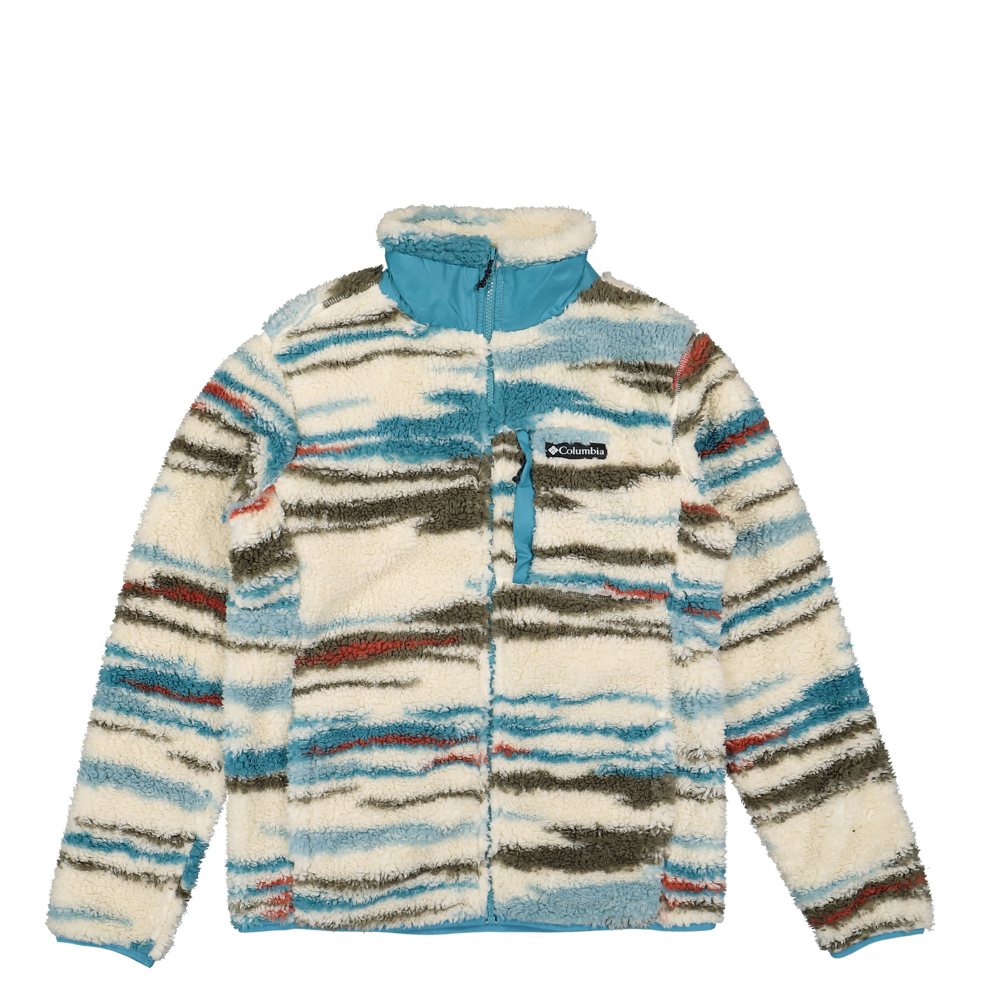 Columbia Winter Pass Print Fleece Full Zip Chalk Skyscape Print Jackets 1866565191 | Overkill