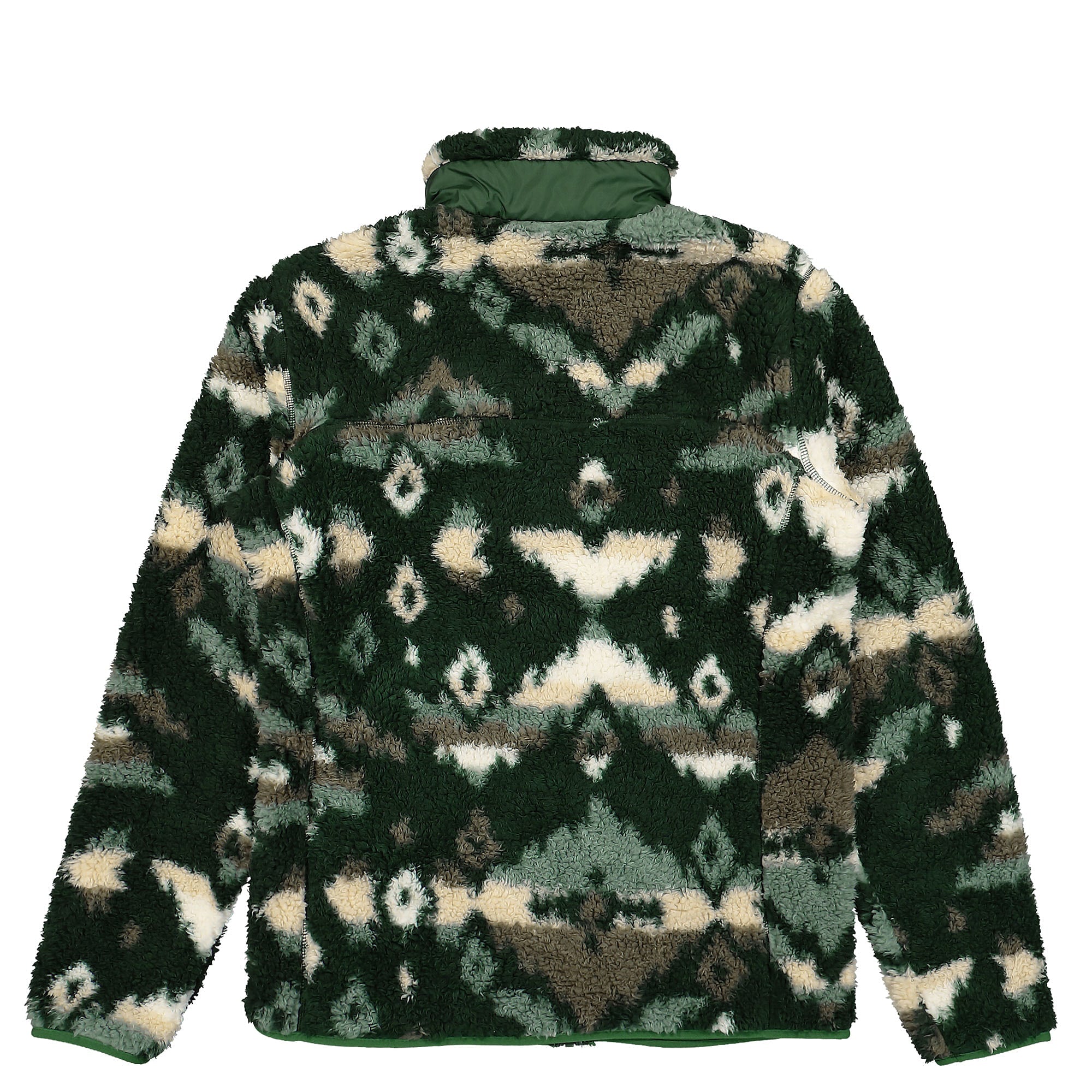 Columbia Winter Pass Print Fleece Full Zip Spruce Rock Jackets Material | Overkill