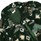 Columbia Winter Pass Print Fleece Full Zip Spruce Rock Jackets Close-up | Overkill