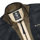 Columbia Back Bowl Full Zip Fleece Black  Olive Green  Ancient Fossil Fleece Jackets Close-up | Overkill