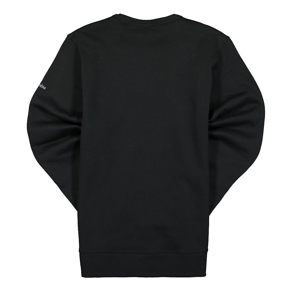 Columbia Logo Fleece Crew Black Puff Logo Sweatshirts Material | Overkill