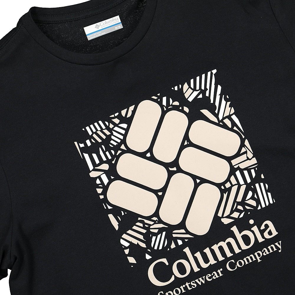 Columbia Rapid Ridge Graphic Tee Black Frontastic T-Shirts Close-up | Overkill