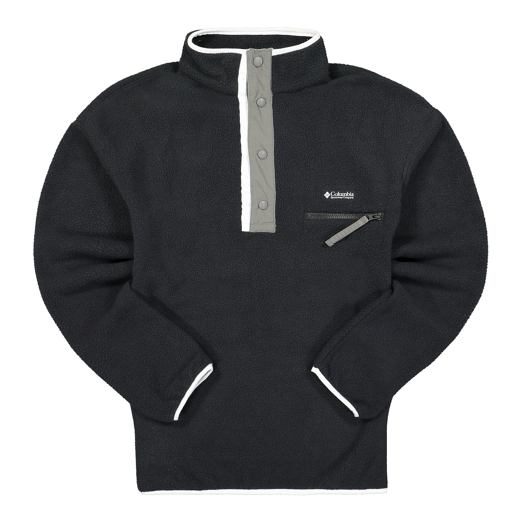 Columbia Helvetia Half Snap Fleece Black Sweatshirts 1889853012 | Overkill
